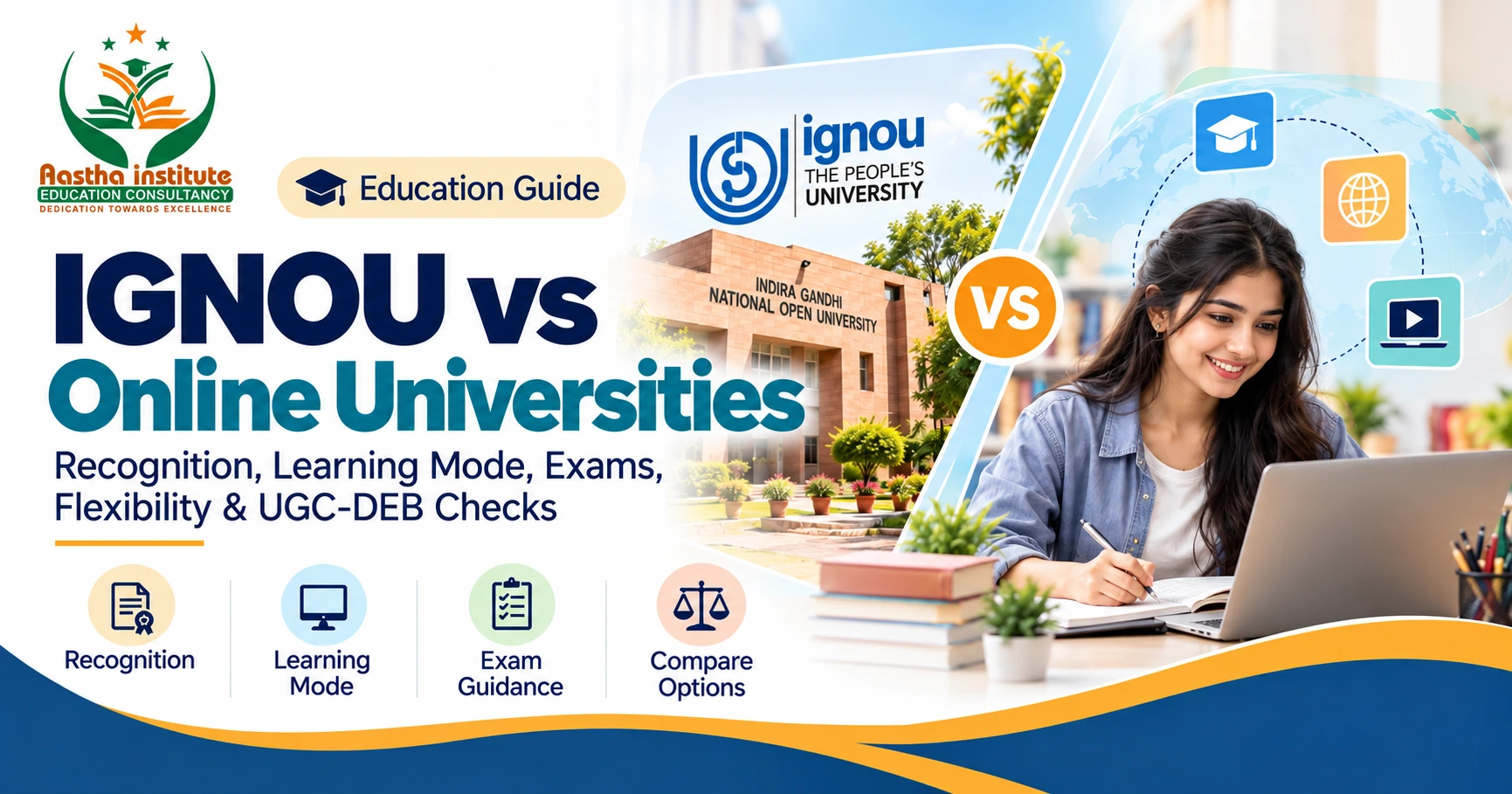 IGNOU vs Online Universities comparison guide
