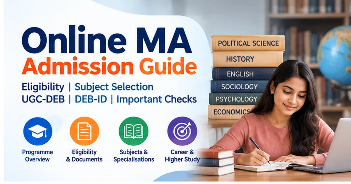 Online MA Admission Guide