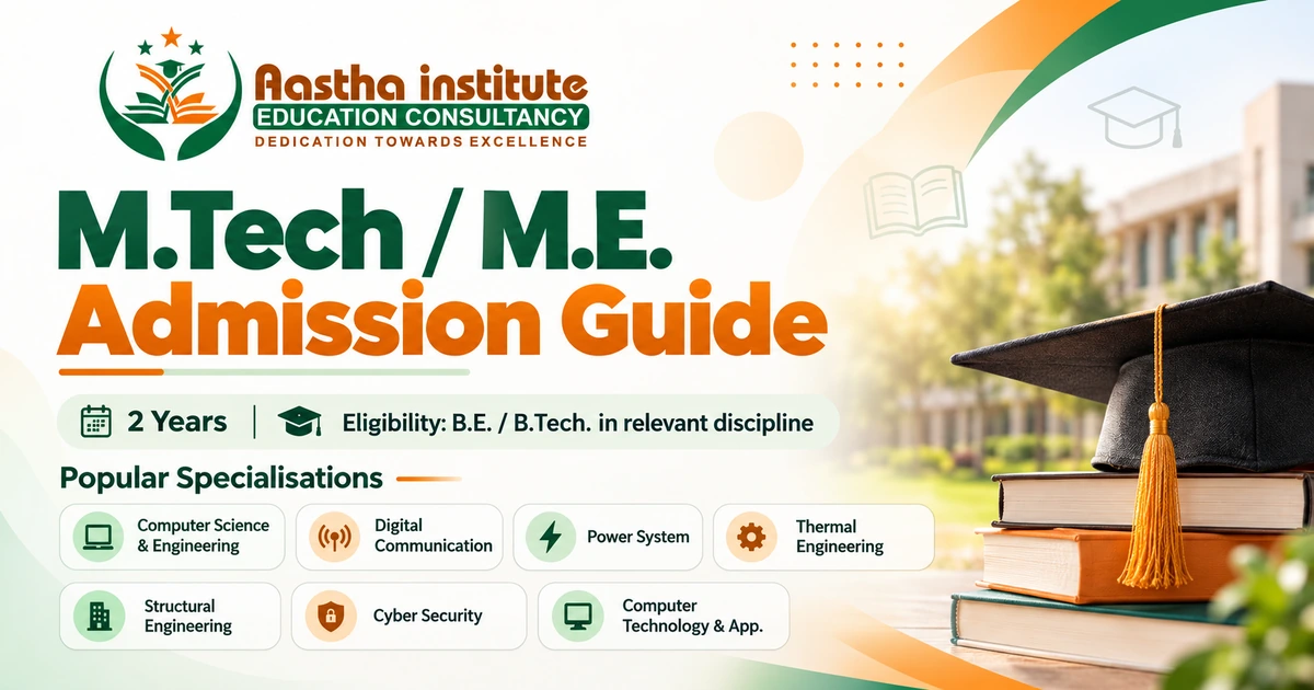 M.Tech / M.E. Admission Guide