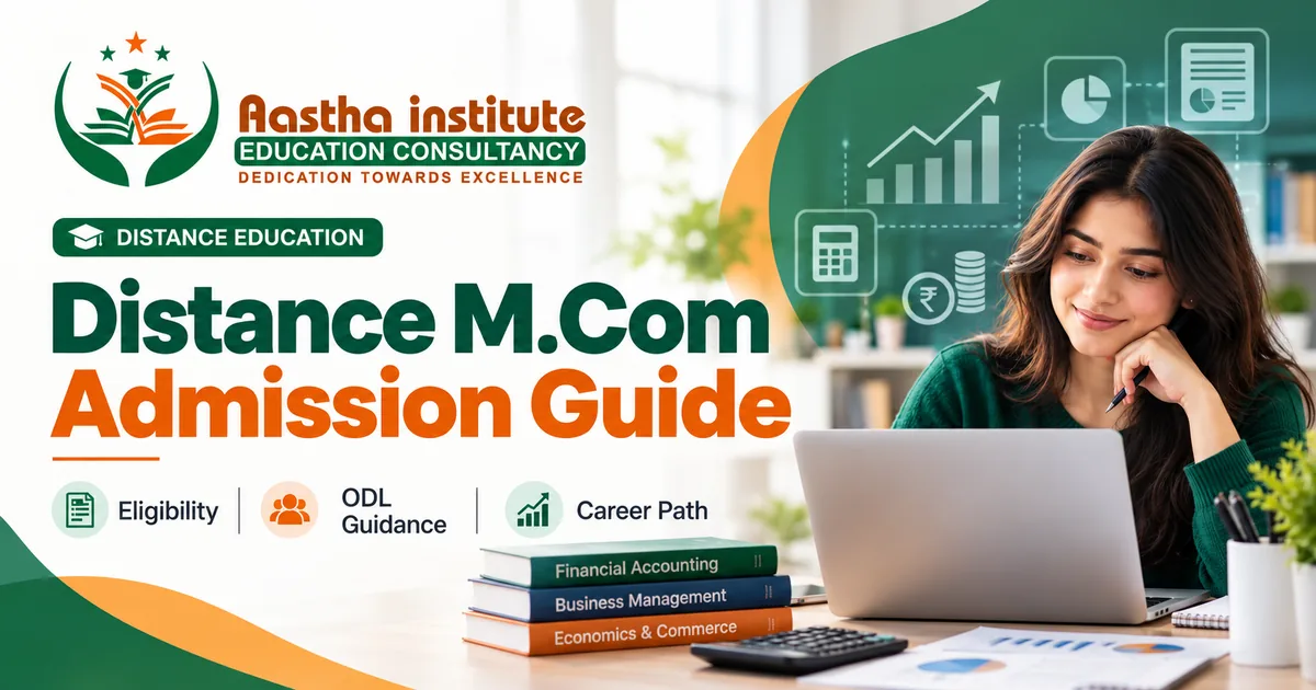 Distance M.Com Admission Guide