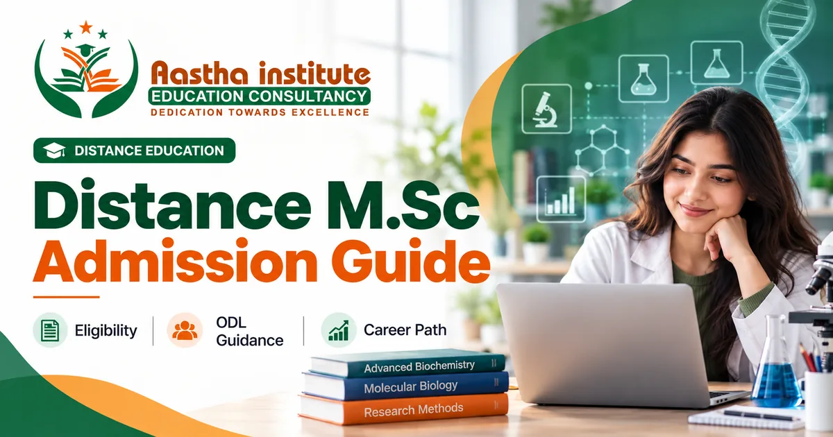 Distance M.Sc Admission Guide